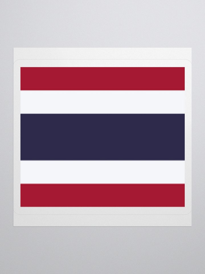 Thailand Flag Sticker - Premium Vinyl Design for National Pride product image (3)