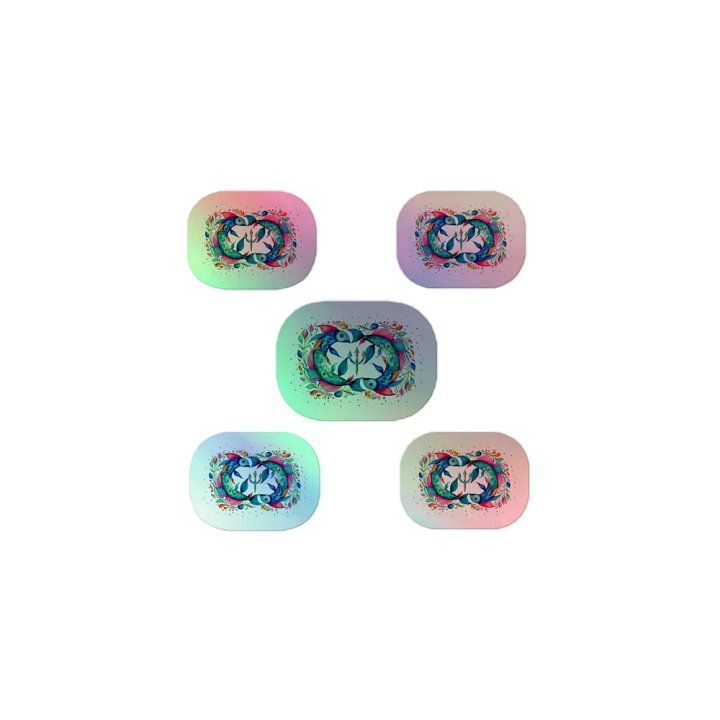Pisces, Neptune & Pisces, Holo Sticker Pack product image (1)