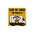 Poop Deli delivery sticker