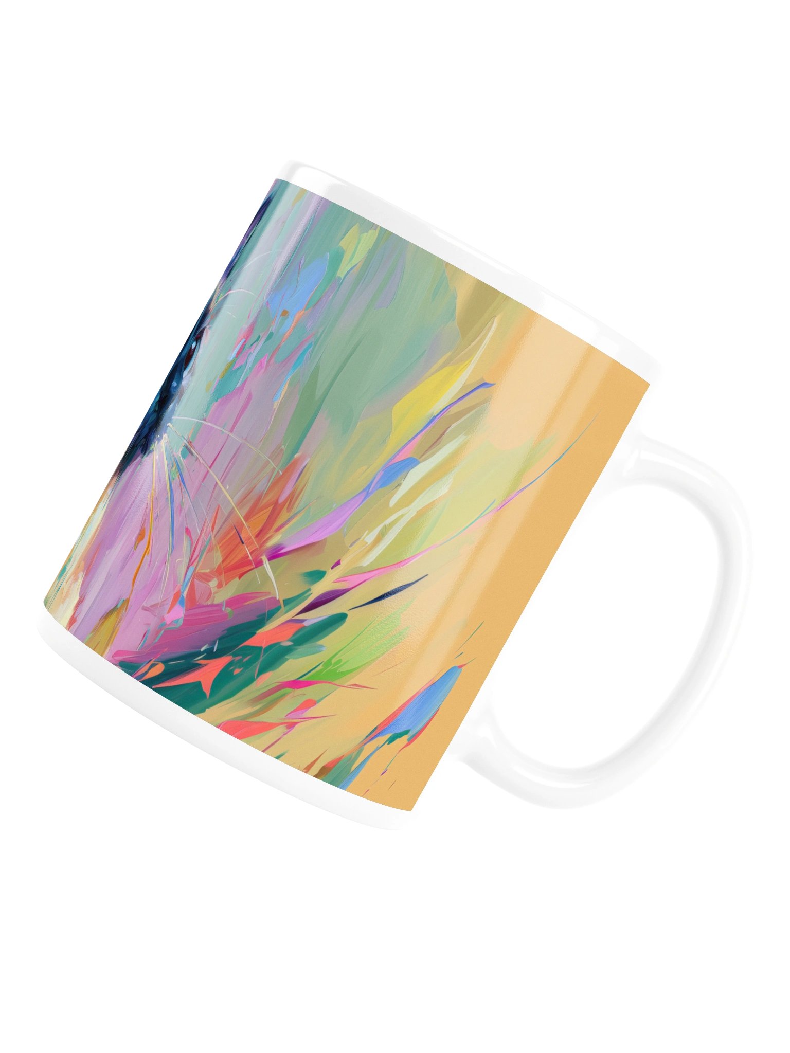 Painterly Siamese Cat Mug product image (7)