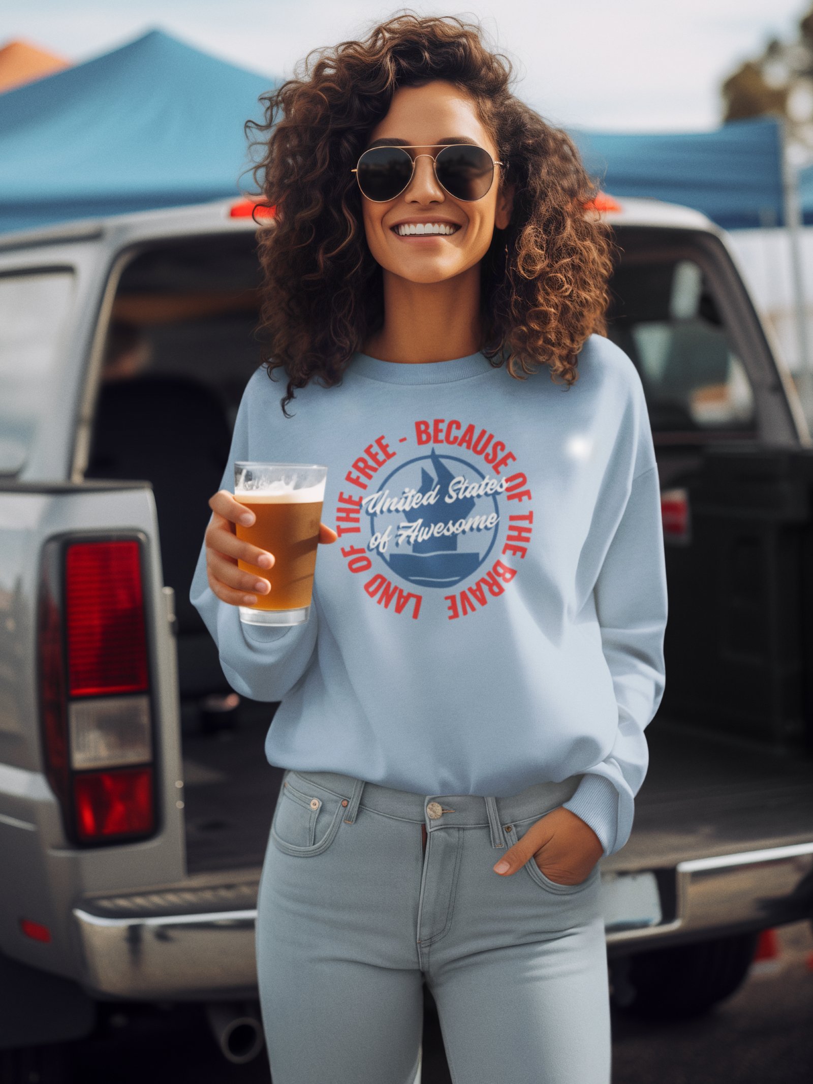 United States of Awesome Torch Sweatshirt product image (49)