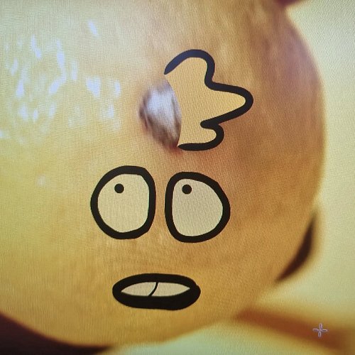 I gave my lemon bucked teeth