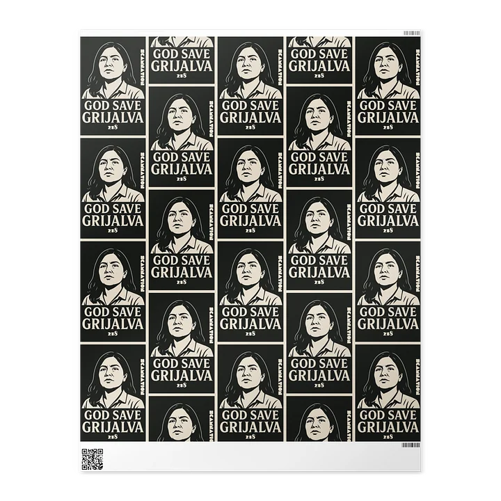 God Save Grijalva 218 Guerilla 🕵️‍♀️ Wildpost Trolling Paper product image (1)