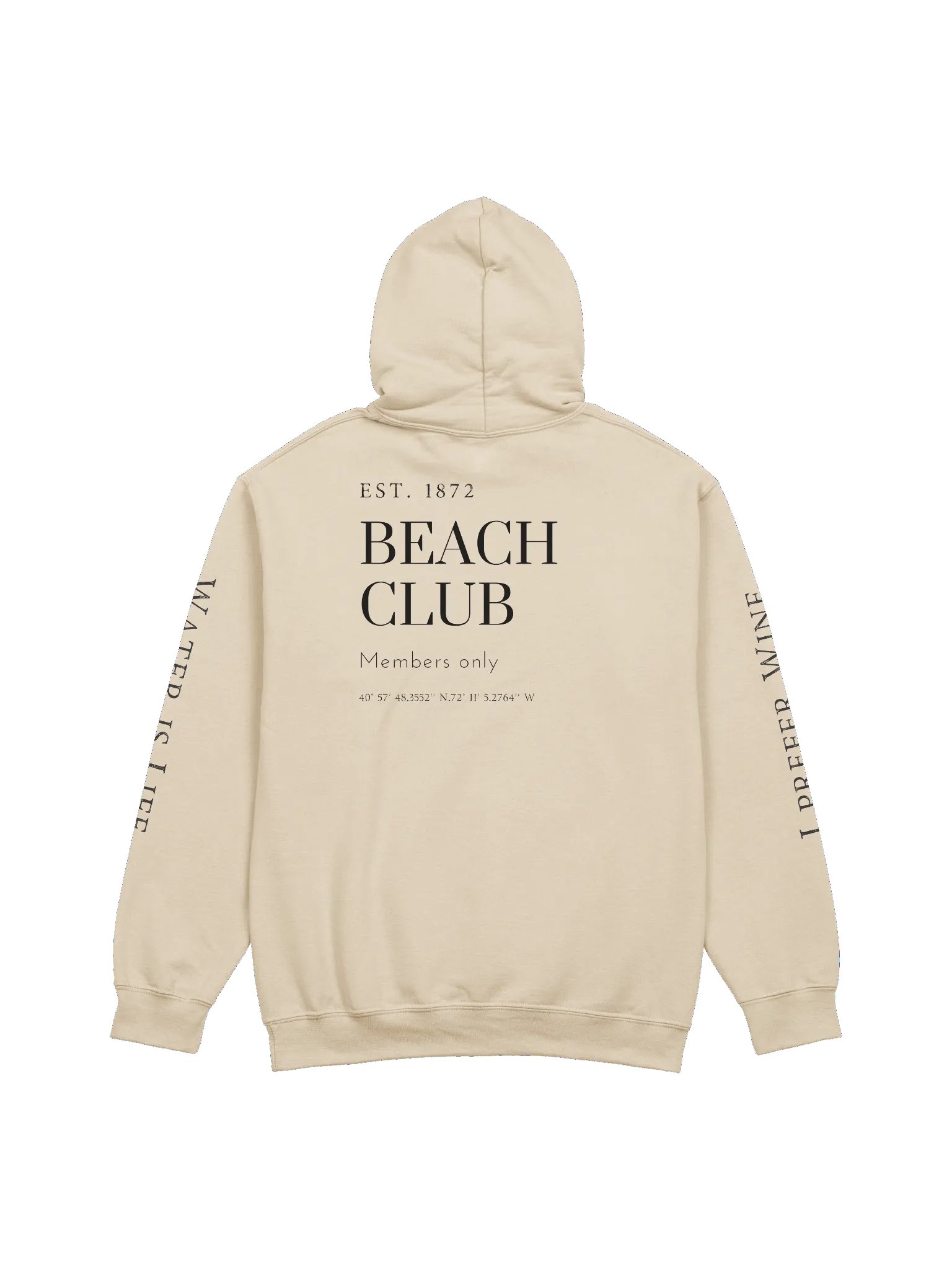 BEACH CLUB - MEMBERS ONLY HOODY product image (6)