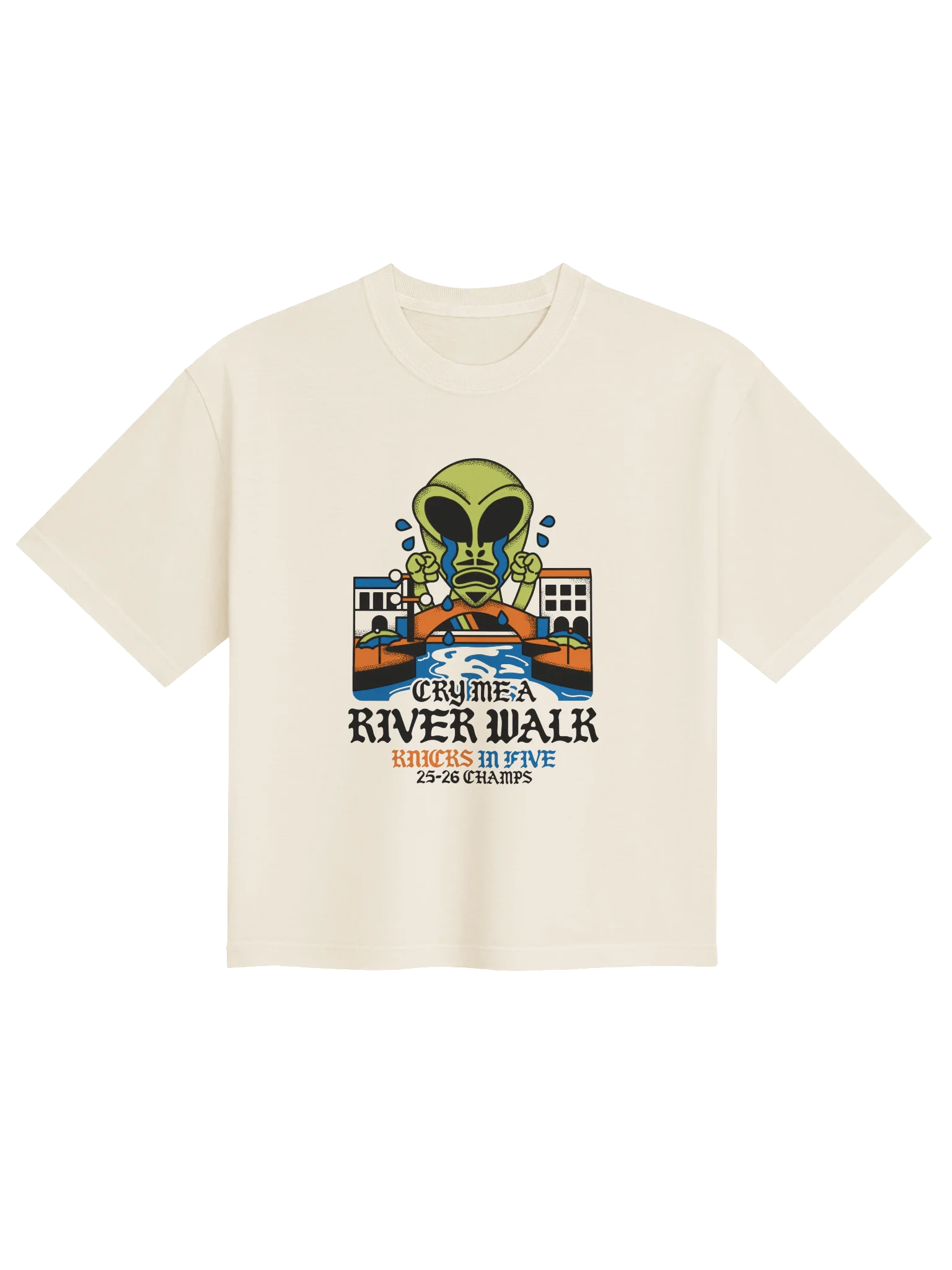 Cry Me A River Knicks Champs Boxy Tee product image (1)