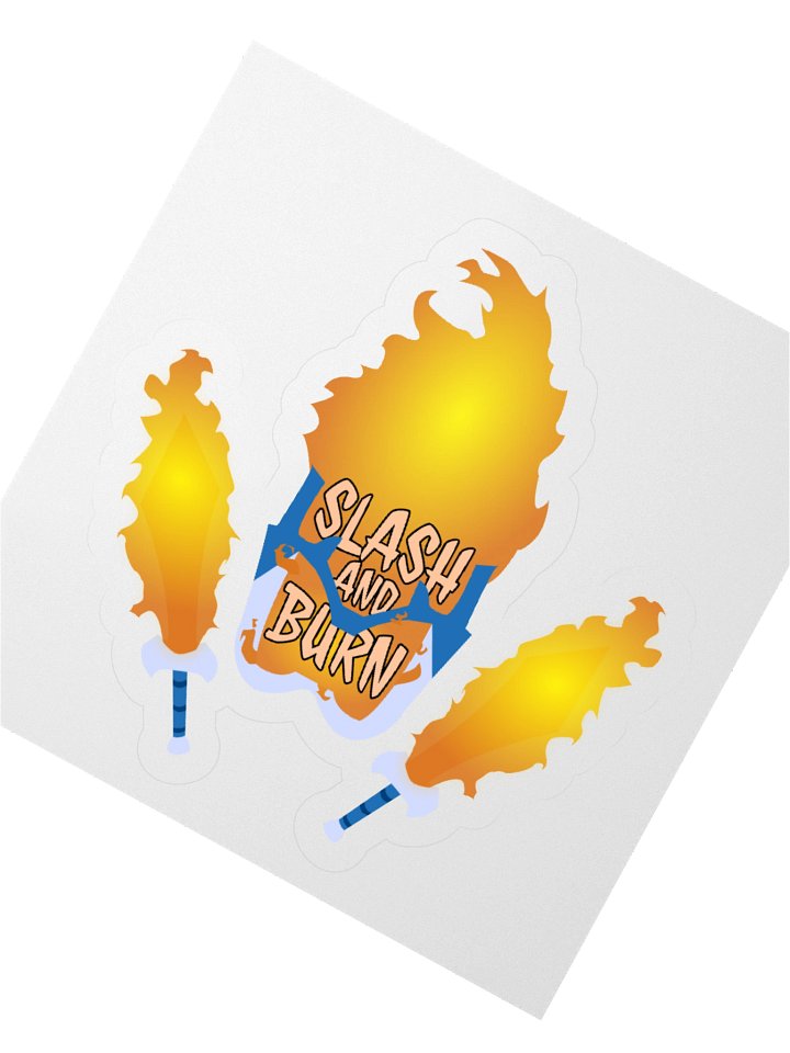 Fiery Knight Sticker product image (2)