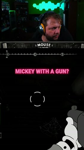 is this just mickey with a gun? #mousepiforhire #gamingtalk #copyright #indiegame