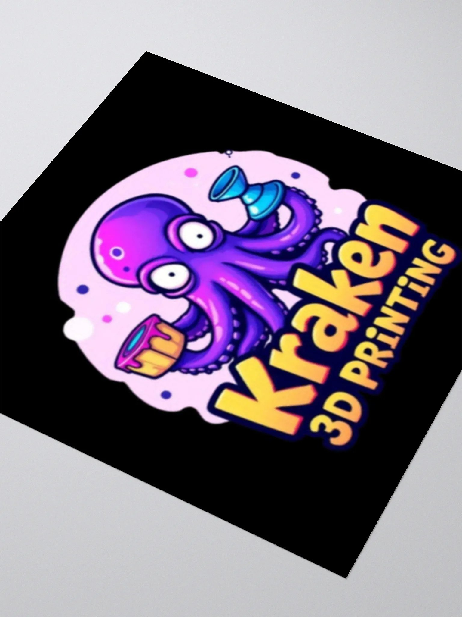 Kraken Stickers Black product image (5)