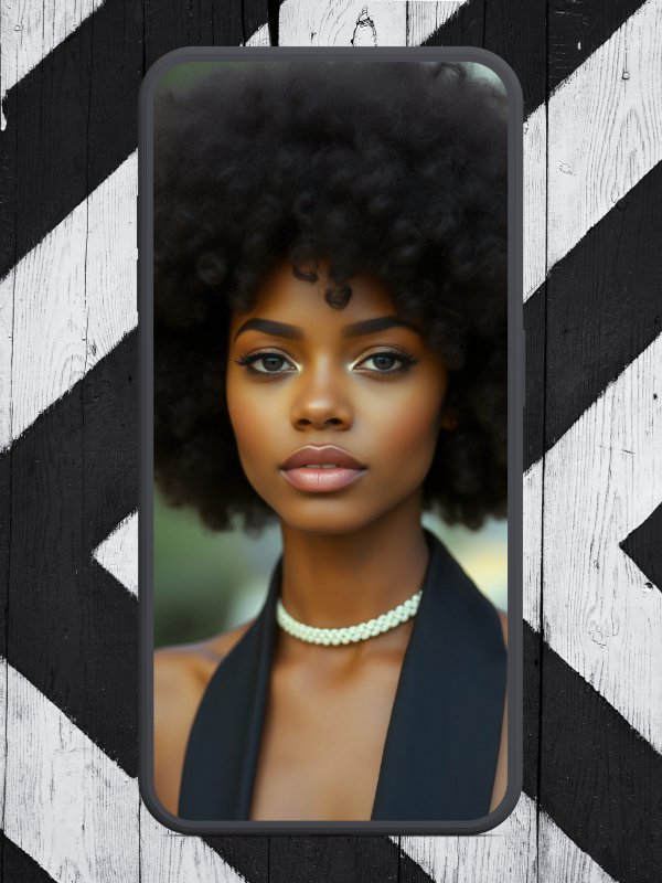 Afro Angels x10 (Pack 1) 4K Cellphone Wallpaper Download product image (2)