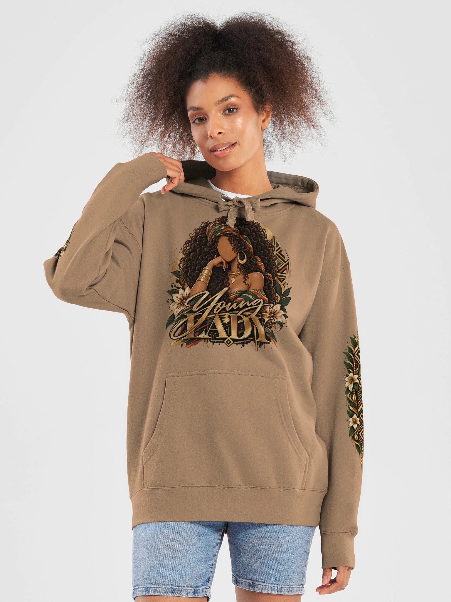 Young Lady Premium Graphic Hoodie product image (5)