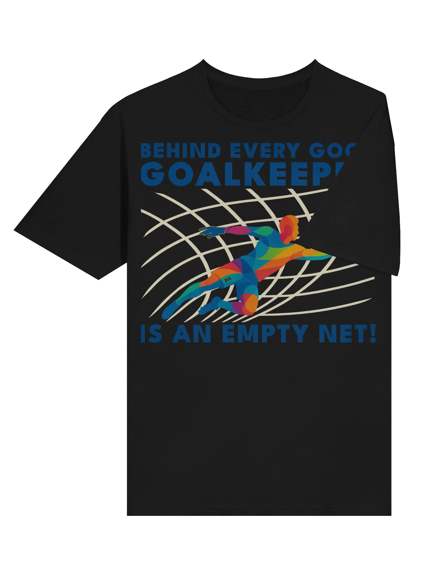 Empty Net — Diving Goalie Vector Tee product image (6)