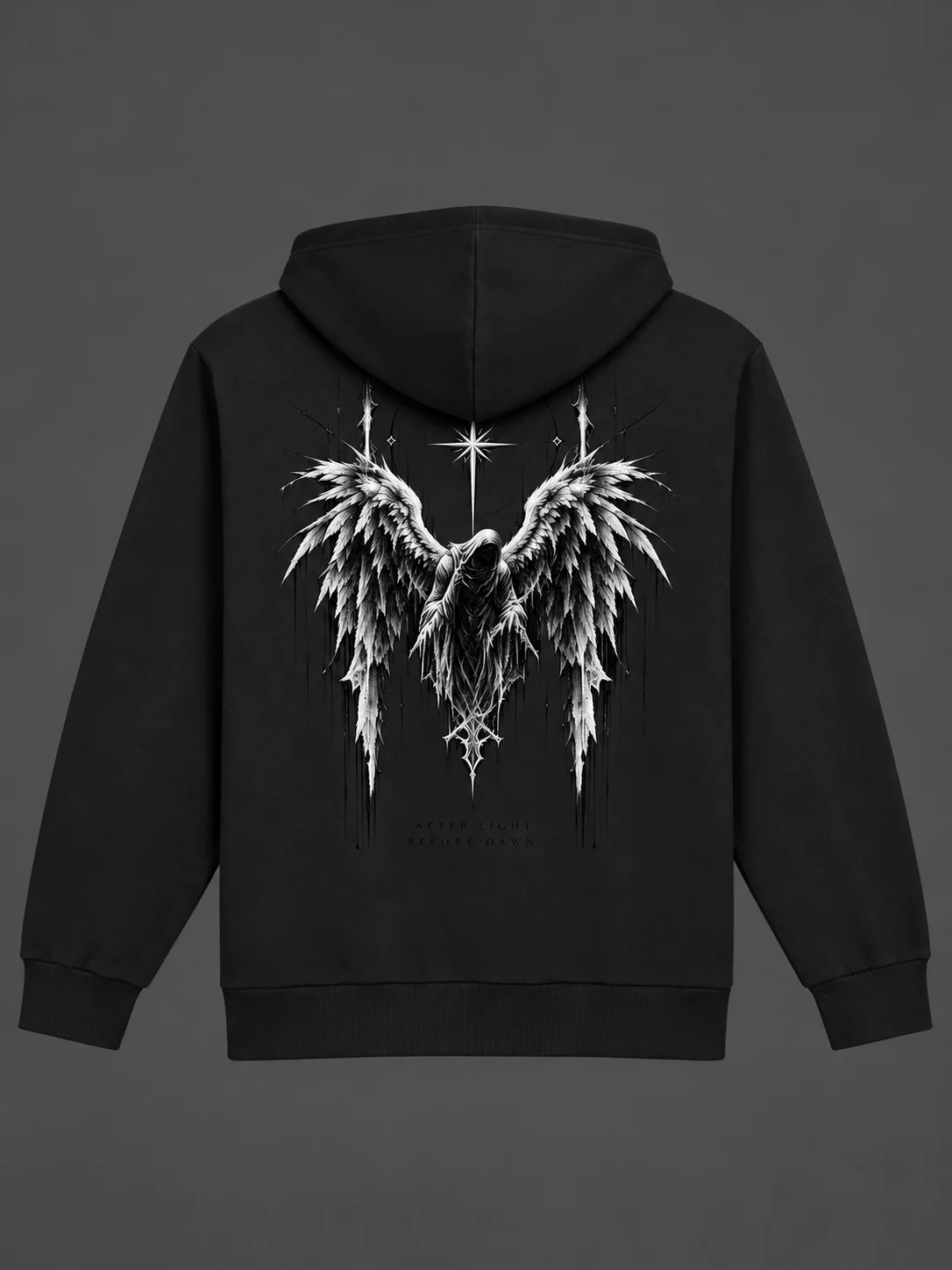 BLAVK NOCTURNE Angel Graphic Hoodie product image (2)