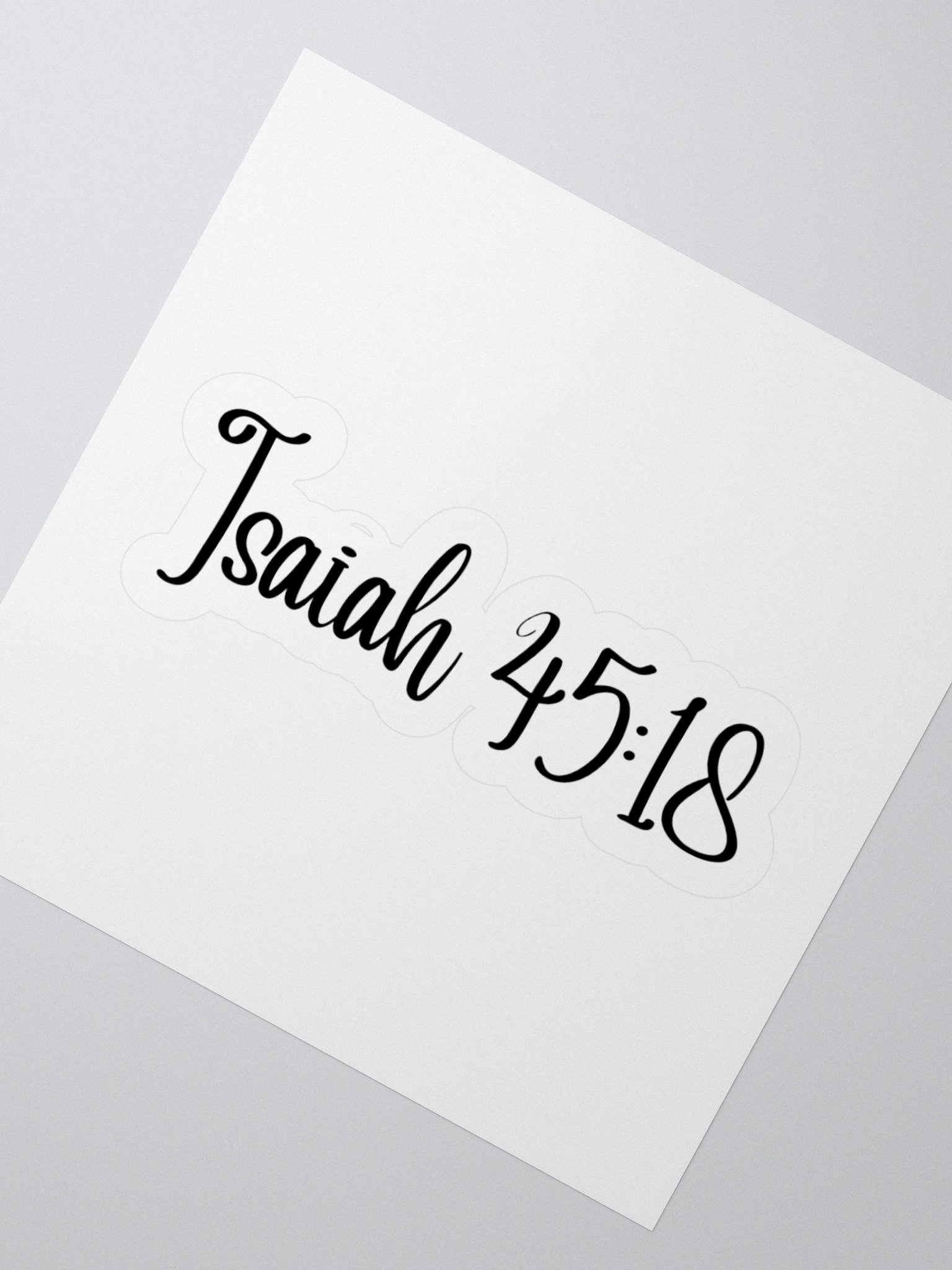 Isaiah 45:18 product image (4)