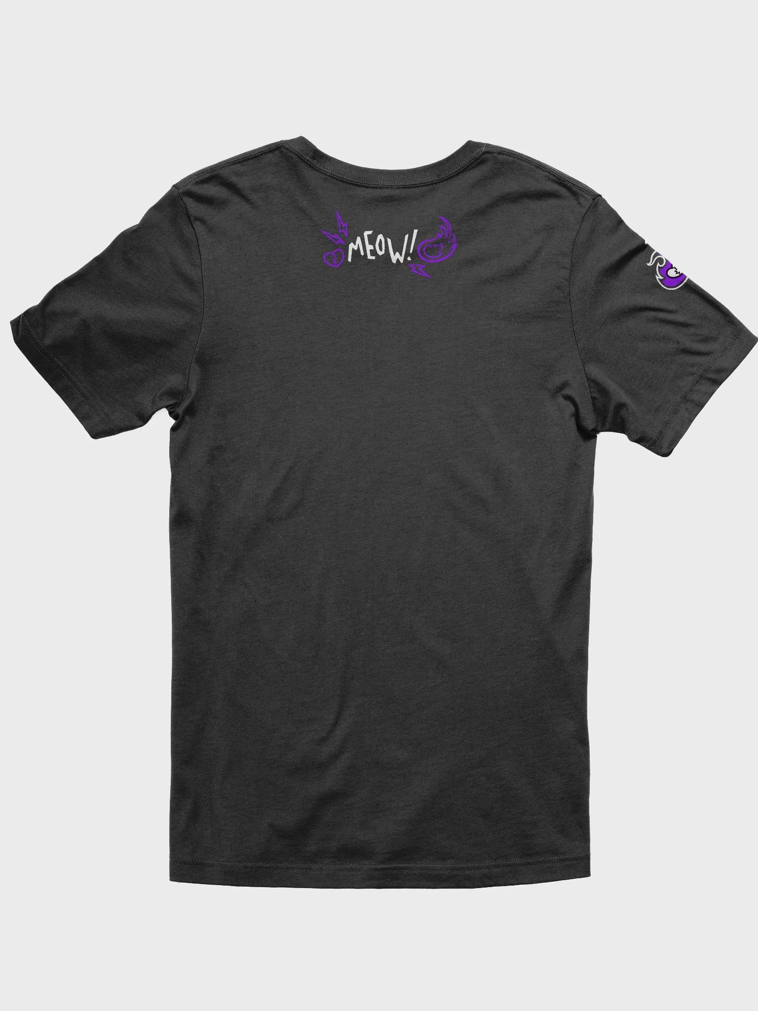Heartbreaker Virtual Meow // T-Shirt - Purple - Dark Mode product image (2)