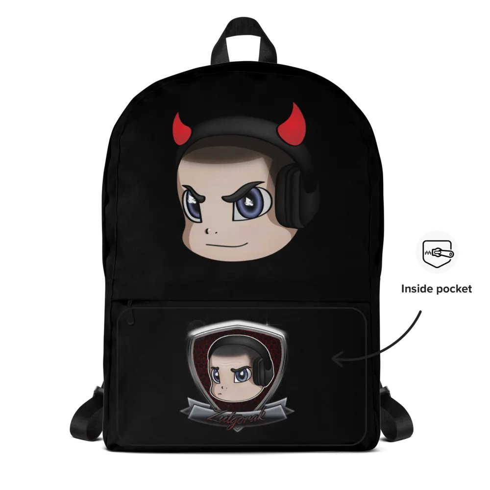 Bluelogo Black Backpack product image (8)