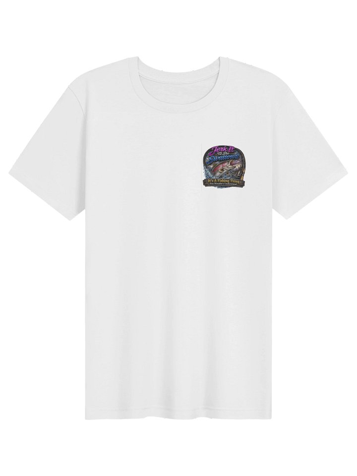 Jerk It Til She Swallows Purple Trout Tee product image (1)