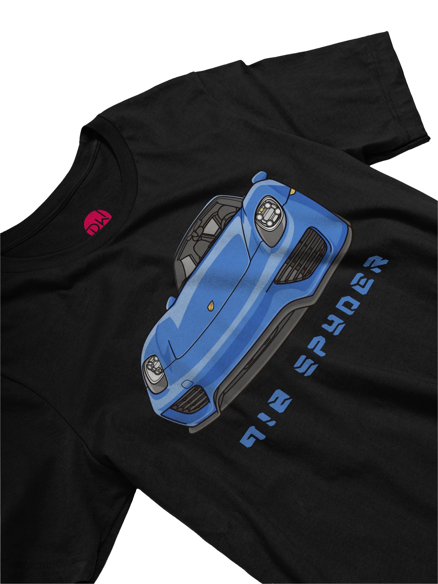 Blue Porsche 918 Spyder Shirt (Retro, Sketch, Silhouette) product image (24)