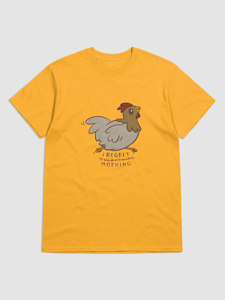 t-shirt : no regrets chimken product image (1)