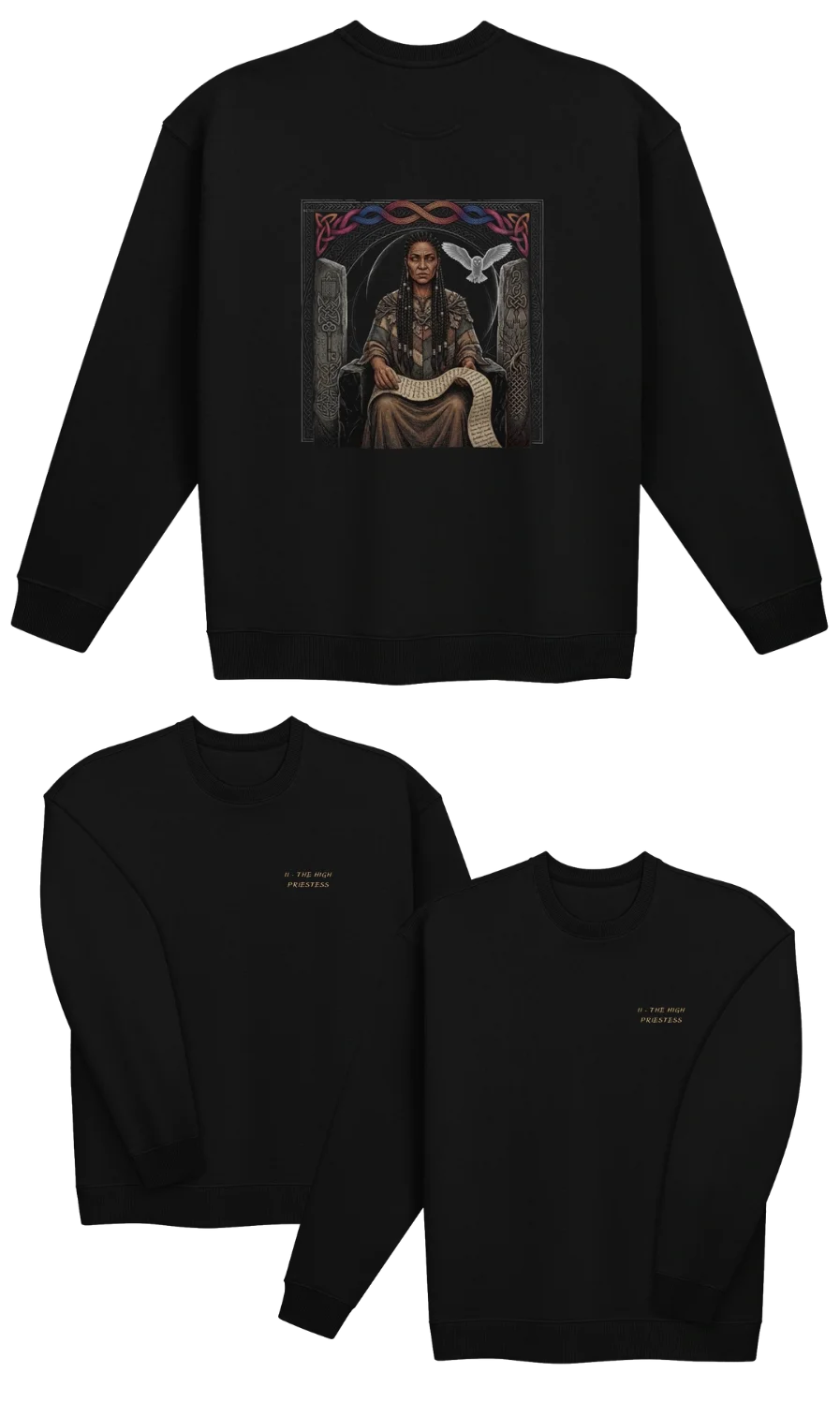 II - THE HIGH PRIESTESS Organic Sweatshirt product image (1)