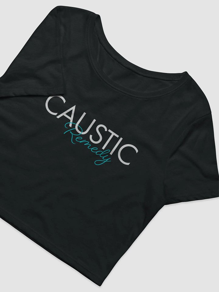 Caustic Remedy Cropped Tee (Black) product image (2)