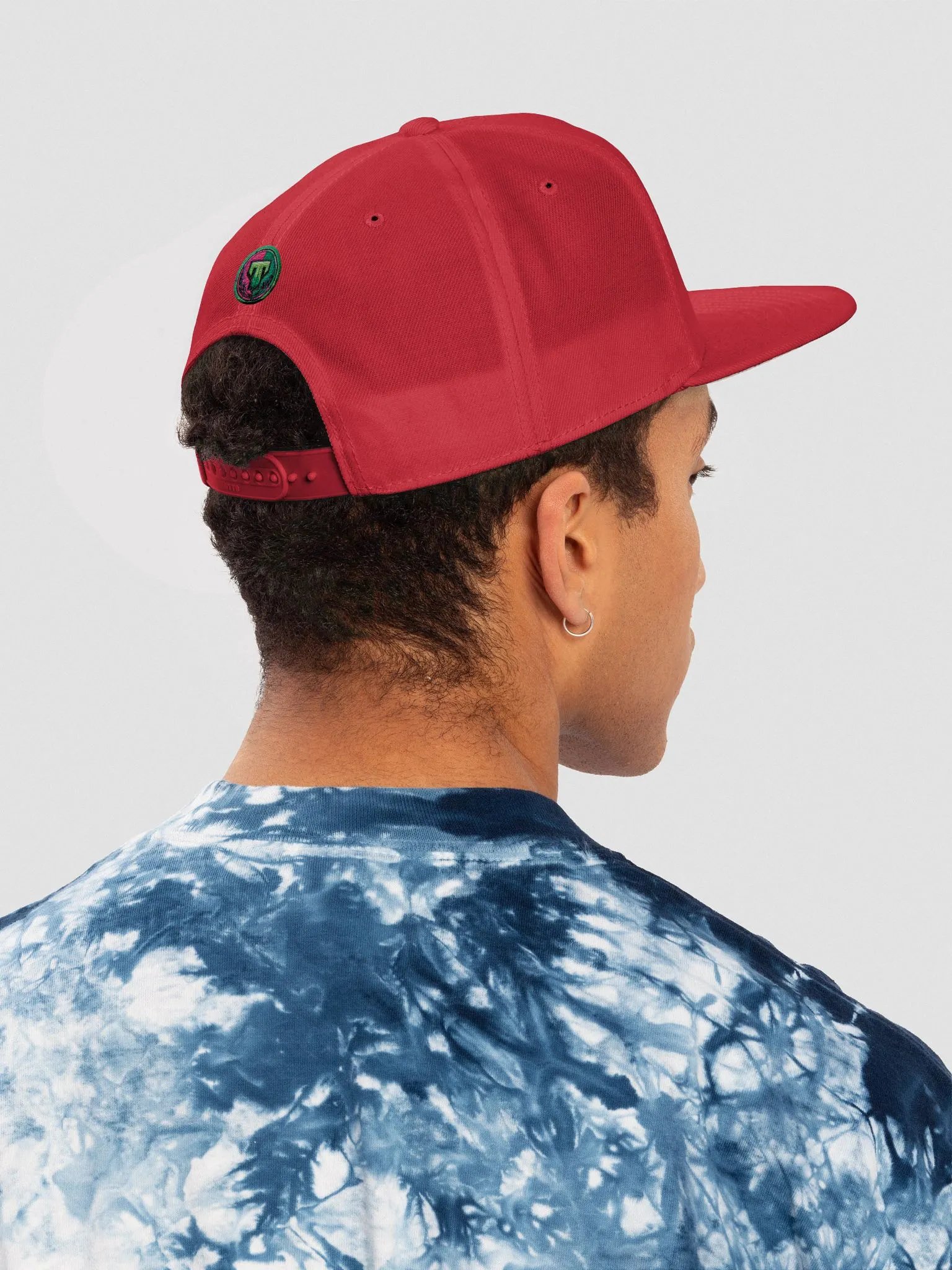 Red/Black Snapback Cap product image (8)