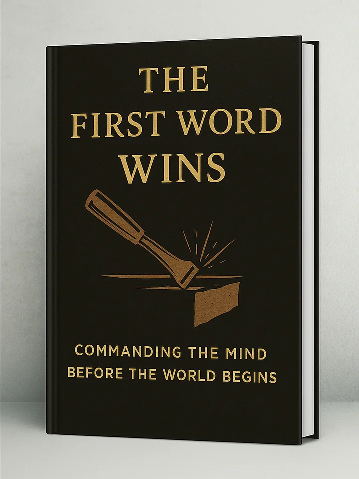 The First Word Wins: Commanding the Mind Before the World Begins product image (1)