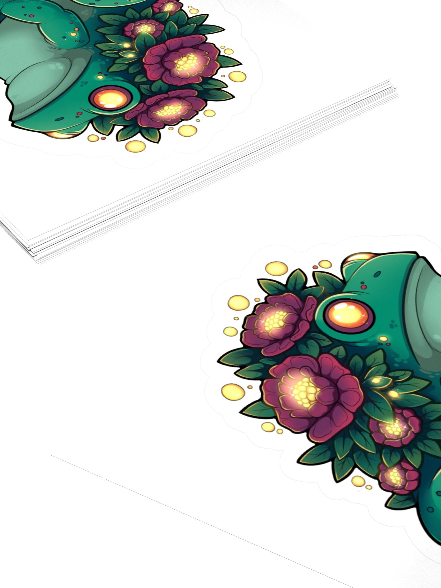 Blooming Frog Stickers product image (4)