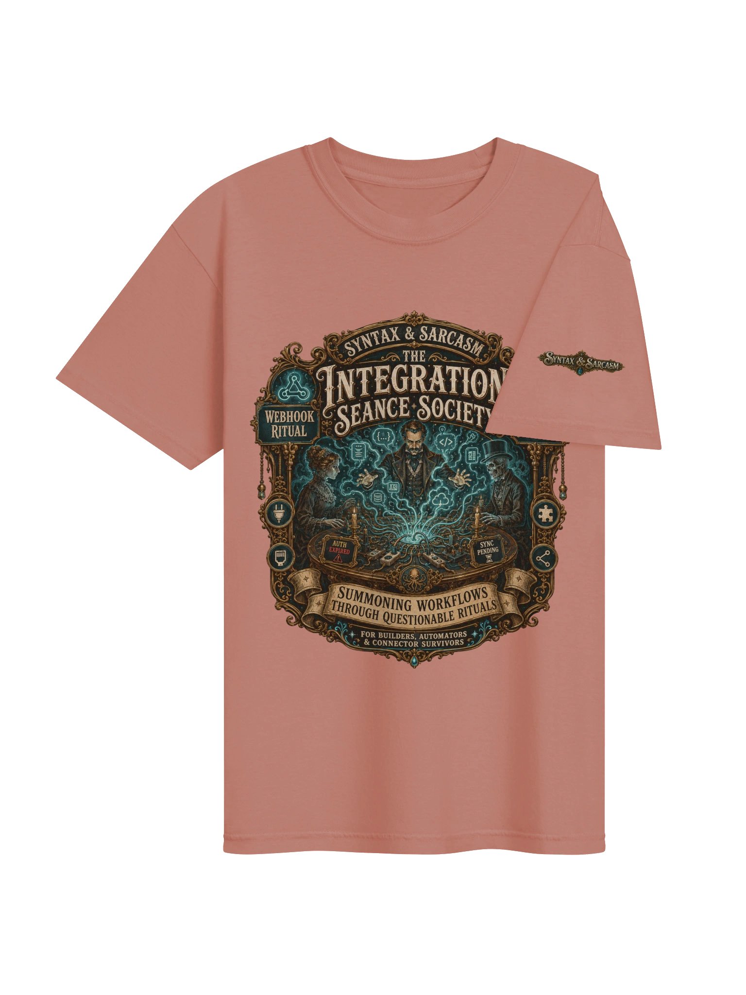 Syntax & Sarcasm Integration Séance Society Heavyweight Premium T-Shirt product image (90)