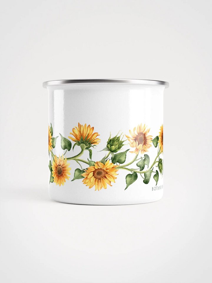 Sunflower Vine Enamel Camping Mug product image (2)