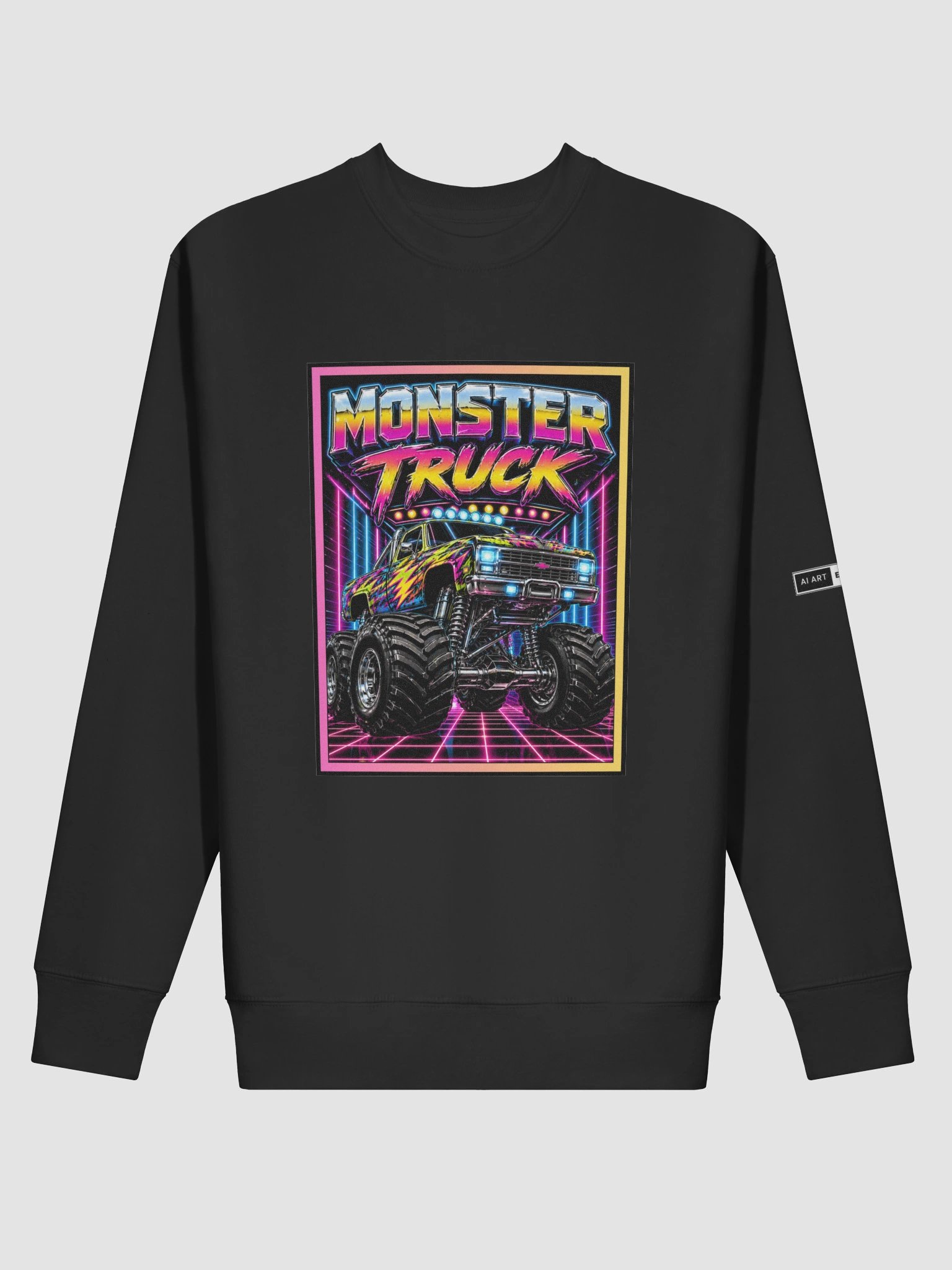 "MONSTER TRUCK" premium cotton sweatshirt product image (1)