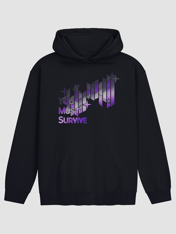 Asexual "YOU MUST SURVIVE" Stained Glass Hoodie product image (1)