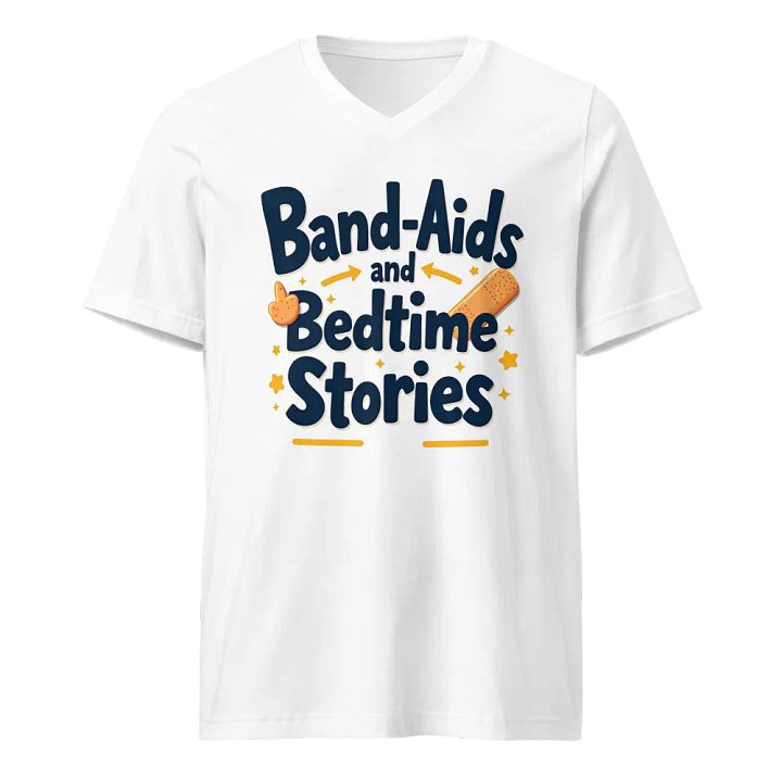 Band-Aids and Bedtime Stories V-Neck Tee product image (5)