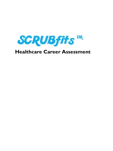 SCRUBfits™ Healthcare Career Assessment product image (1)