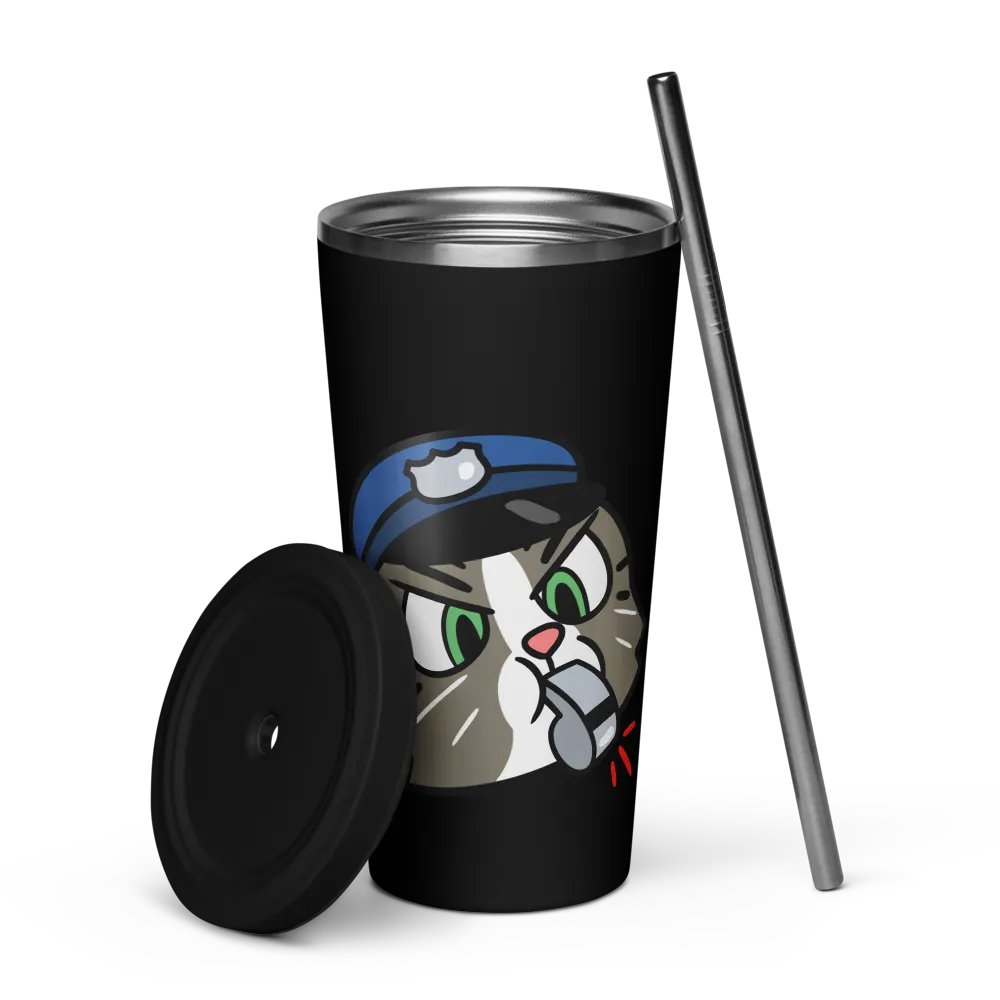 Officer Kitty Cat Tumbler product image (8)