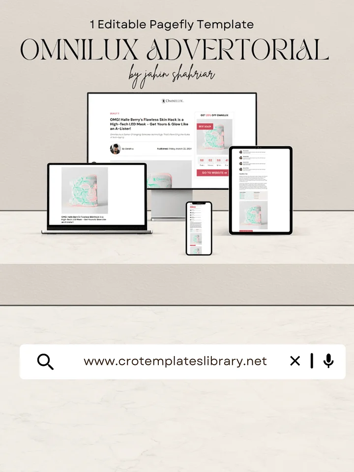 Omnilux Shopify Advertorial Template product image (1)