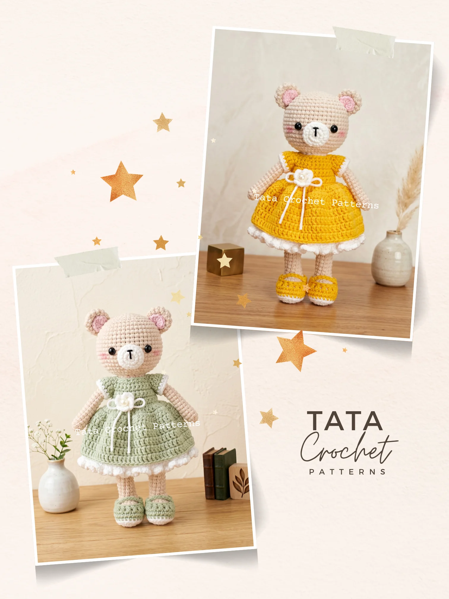 Bea the Resilient Bear – Amigurumi Crochet Pattern | Digital Download PDF product image (8)