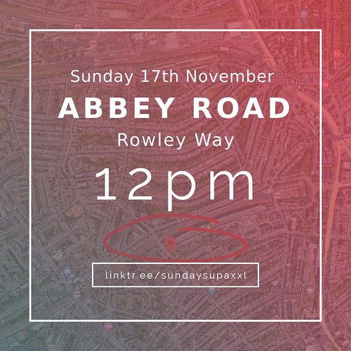 Sunday 17th November the jam will be at Abbey Road. Map pin for location is in our linktree (see bio)

As always, everyone is...