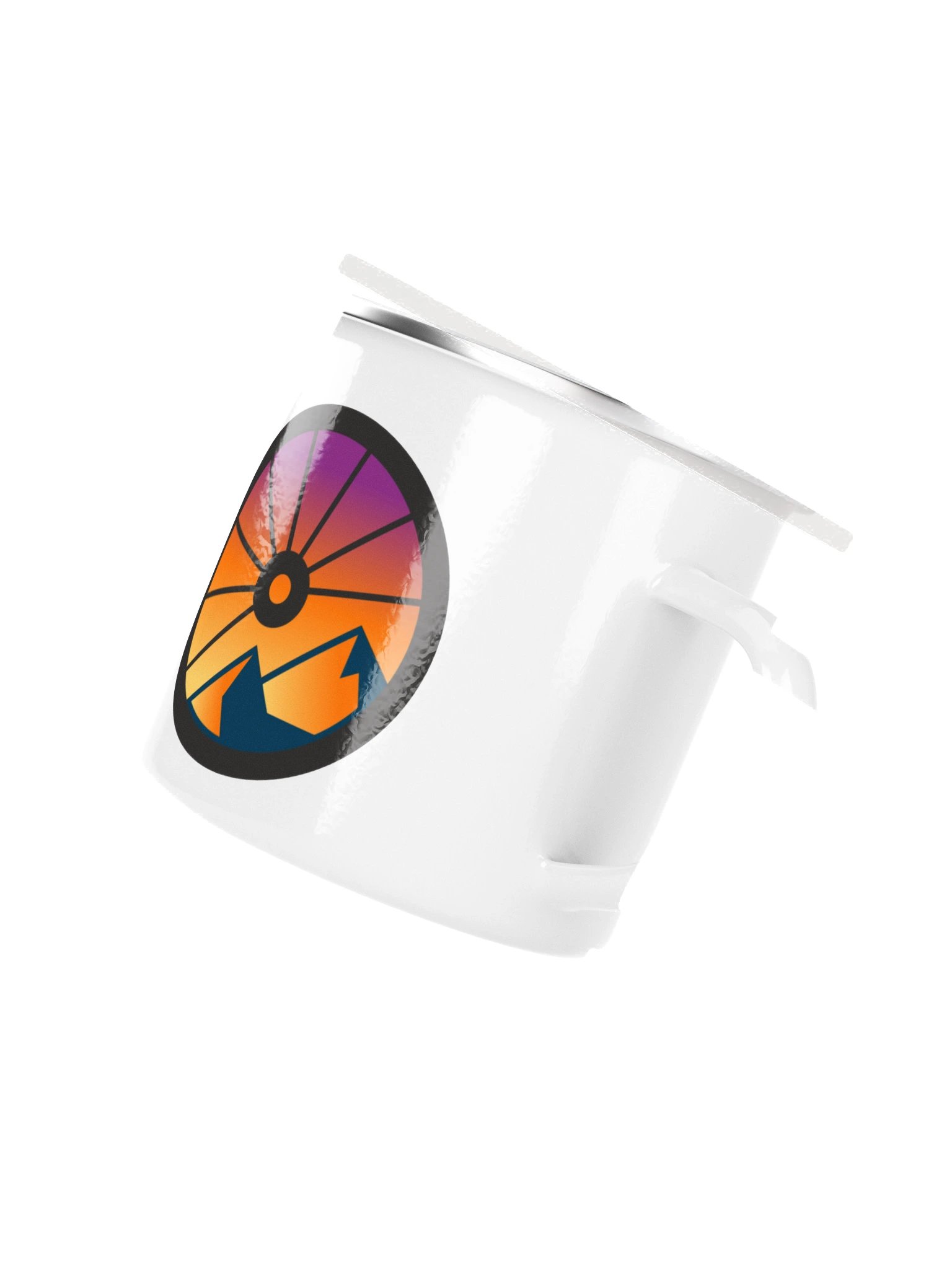 Lost Spoke Enamel Camp Mug – Full Colour product image (5)
