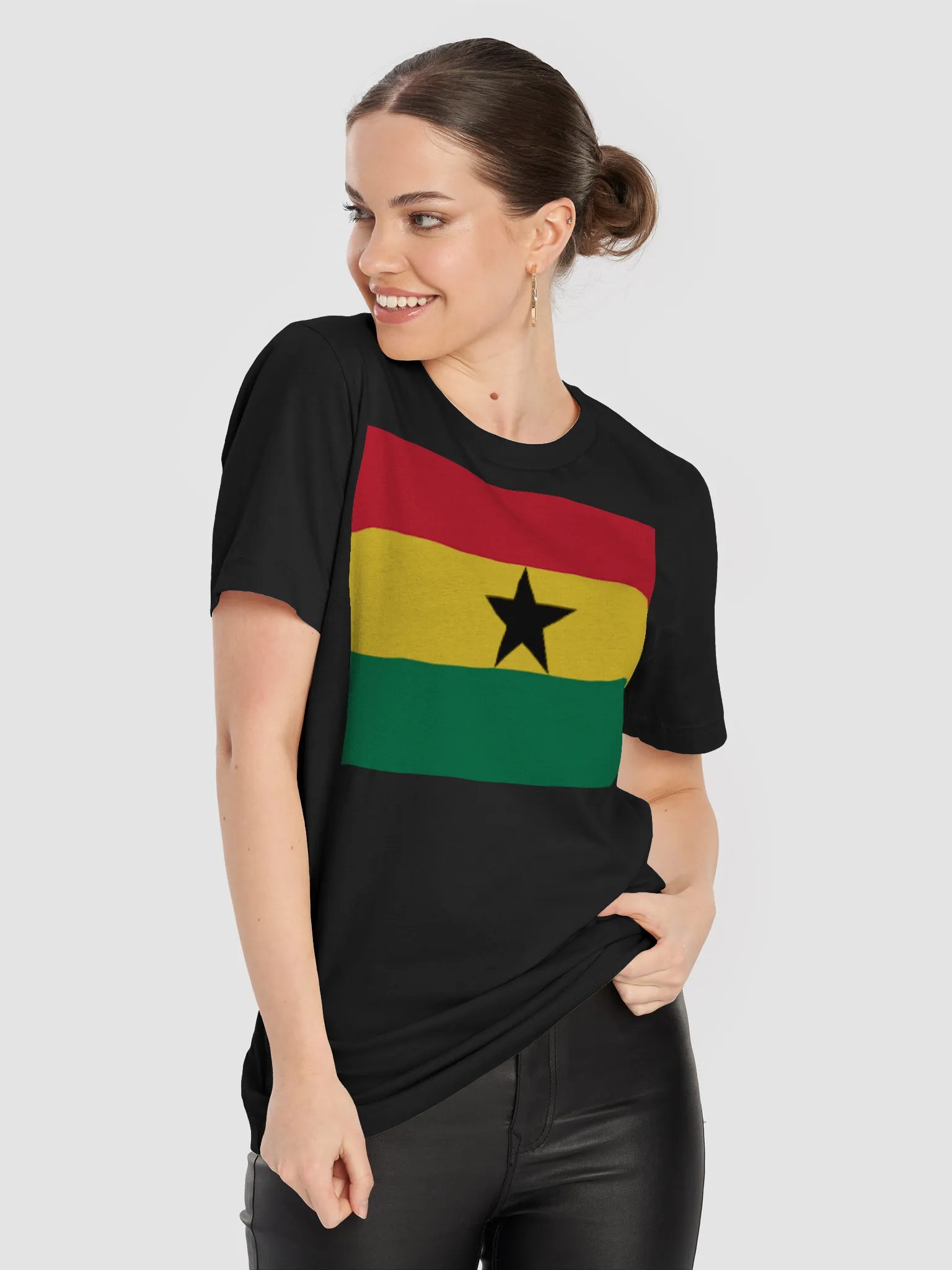 Graphic Grove Unisex Ghana Flag Graphic Tee - Exclusive Design product image (9)