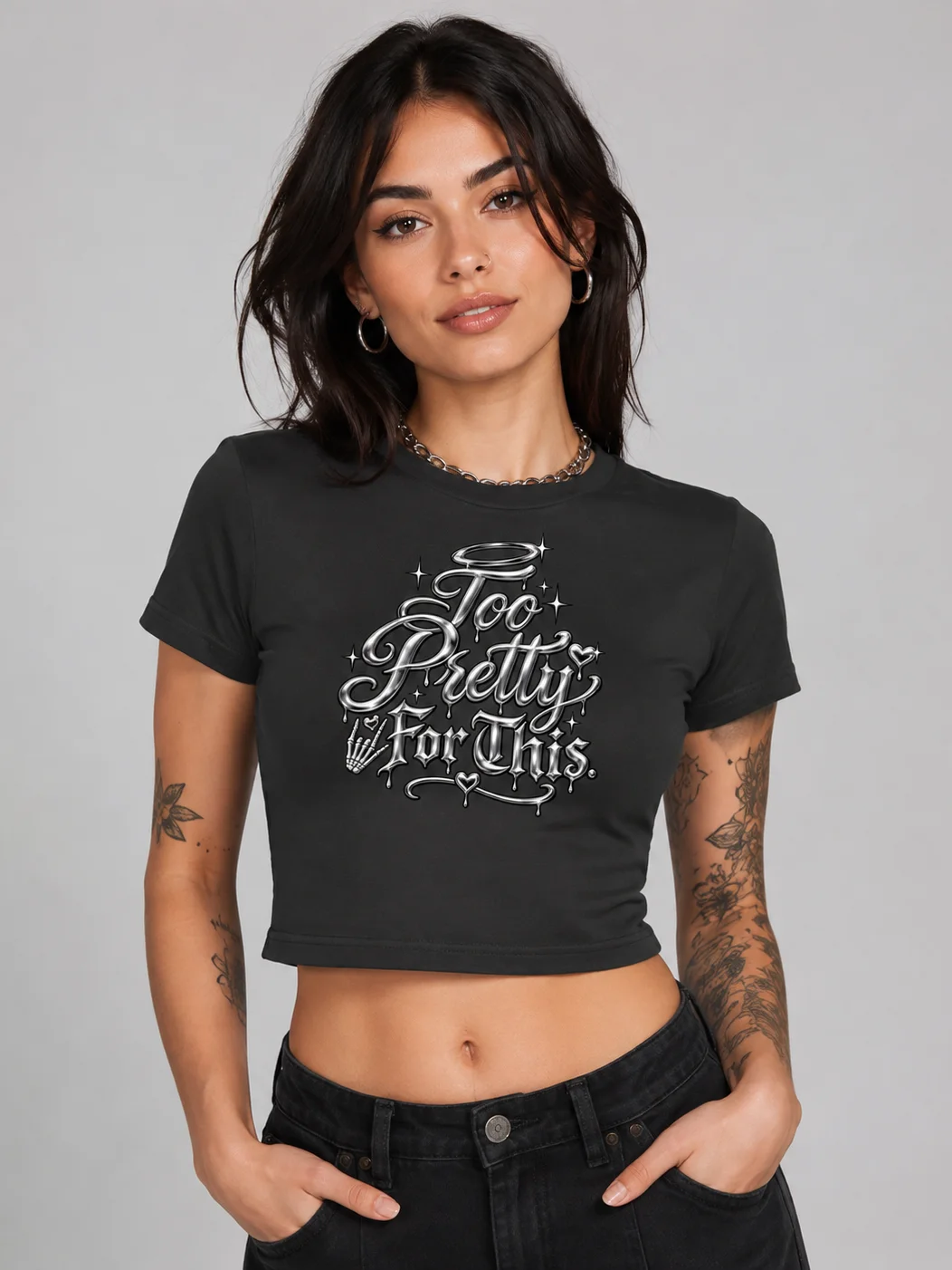 Too Pretty for This - Crop Top product image (1)