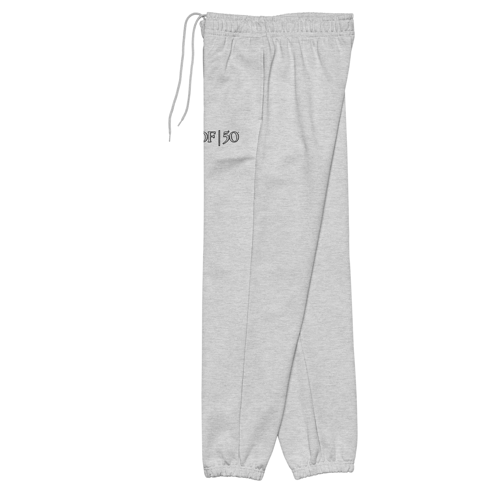 DONT FEEL 50 EMBROIDERED BELLA-CANVAS MIDWEIGHT SWEATPANTS UNISEX product image (8)