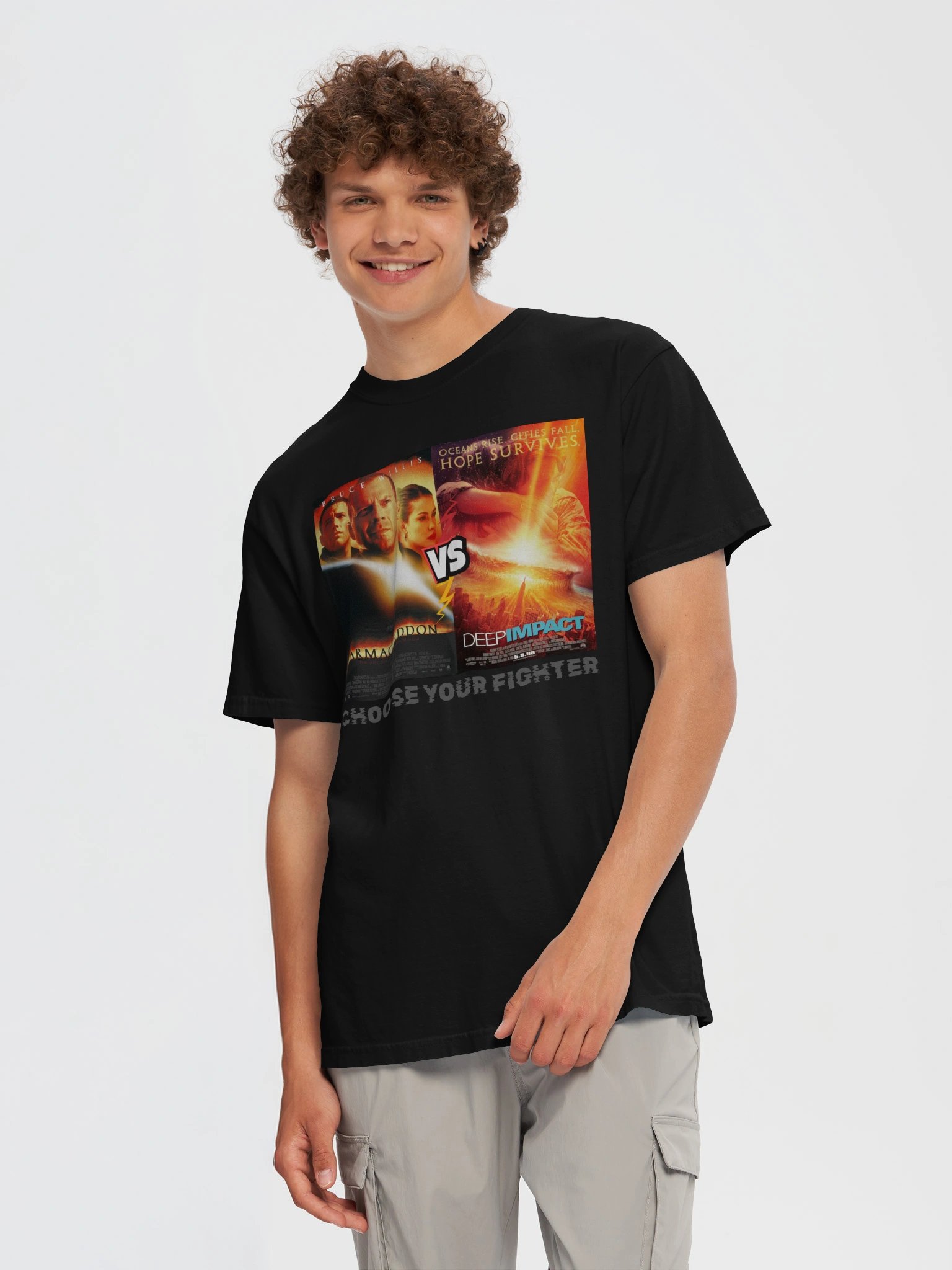 Armageddon vs. Deep Impact Choose Your Fighter T-Shirt product image (2)