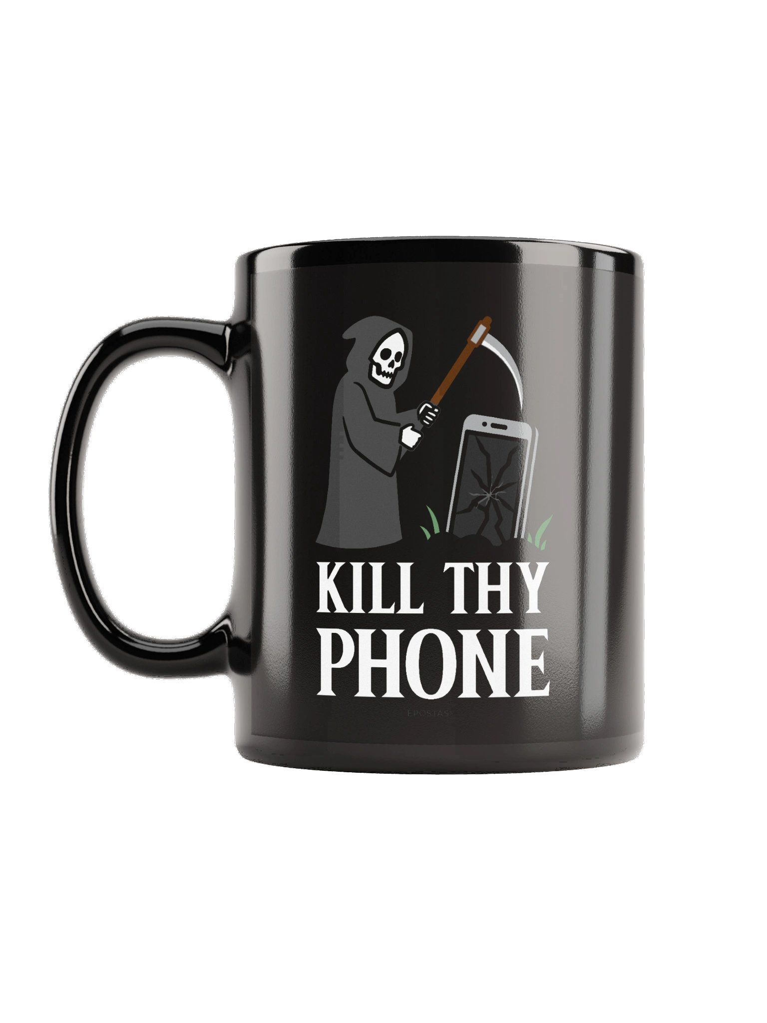 Kill Thy Phone Black Mug product image (1)