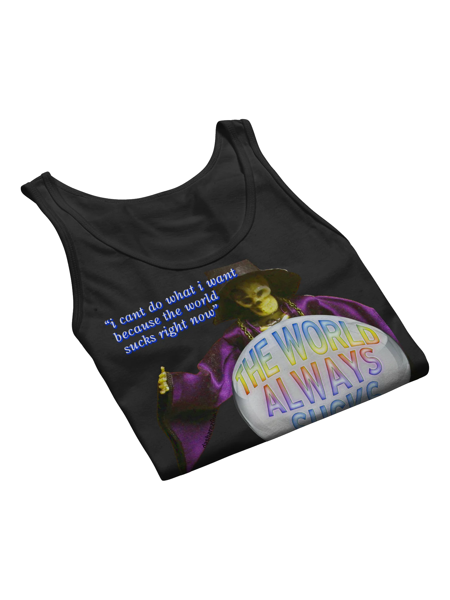 THE WORLD ALWAYS SUCKS "TANK TOP" product image (27)