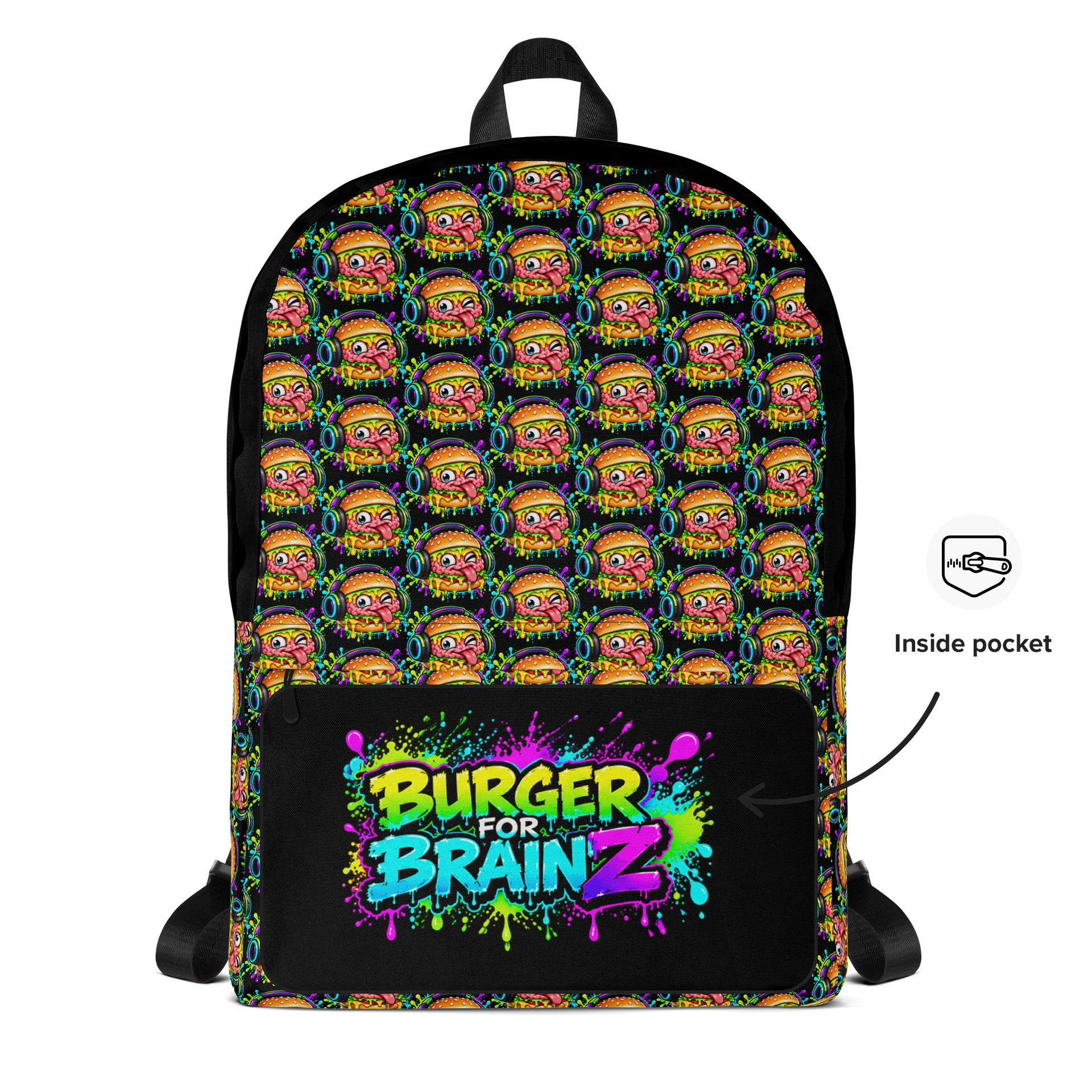 Burger For BrainZ Backpack product image (5)