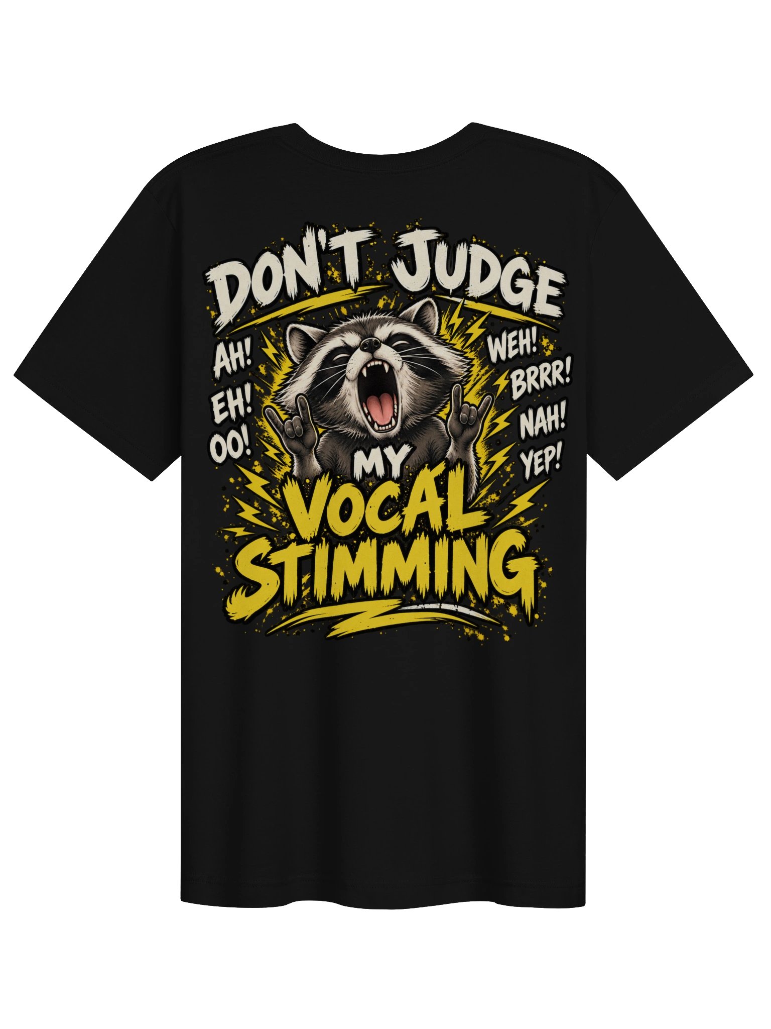 Don't Judge My Vocal Stimming | Unisex Humor T-Shirt product image (3)