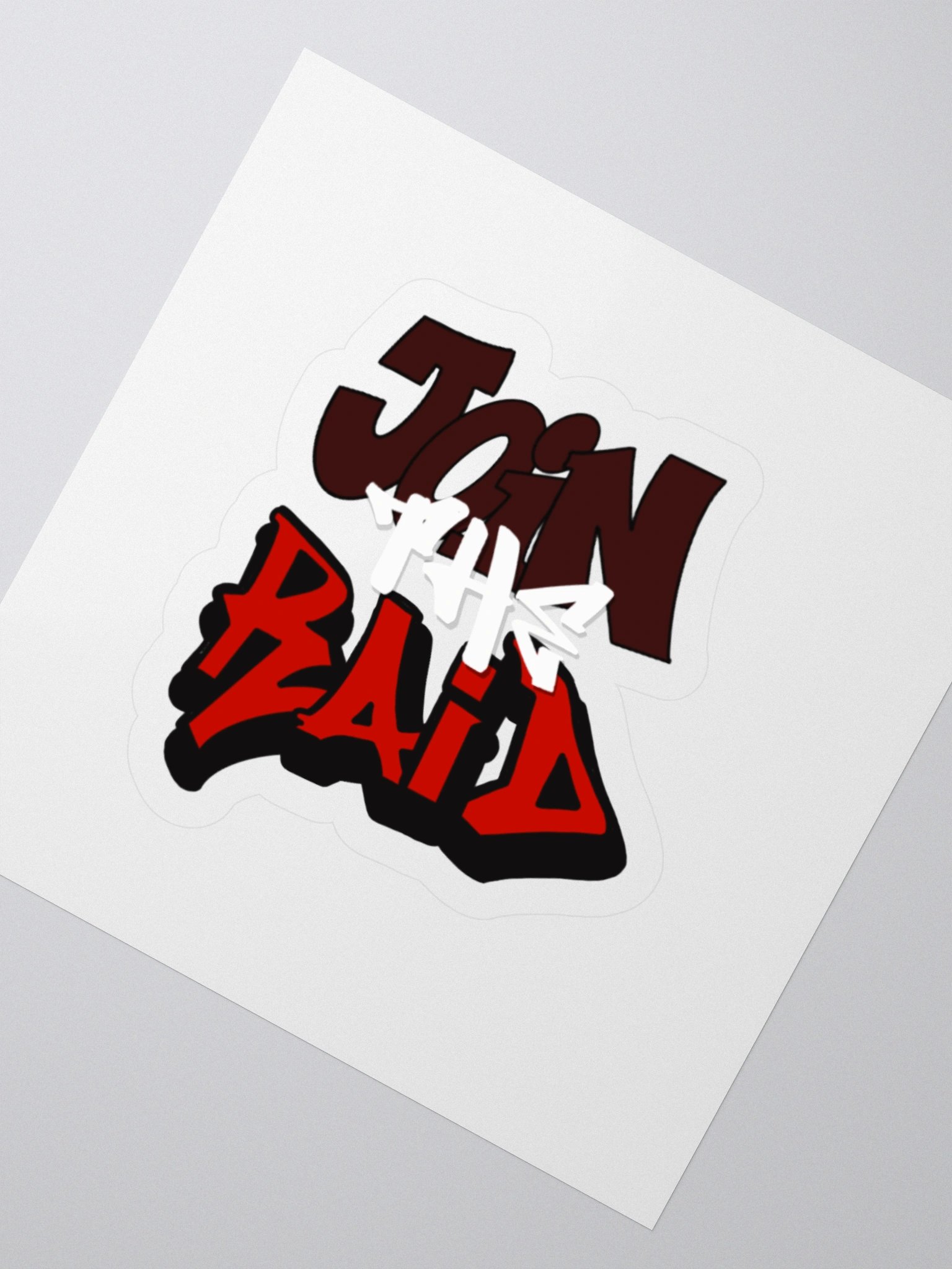Join The Raid Graffiti Sticker product image (2)