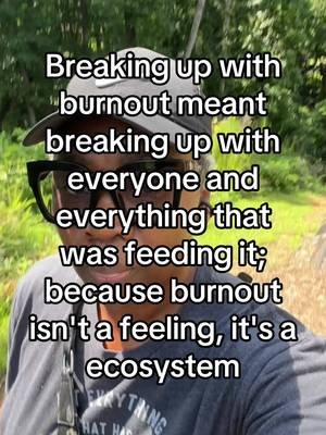 Burnout isn't a personal failure it's a relational ecosystem. If you don't change the ecosystem, you'll just keep recycling the same exhaustion.  Step 1: Audit.  Step 2: Extract.  Step 3: Rebuild.  You don't have to do it alone, but you do have to do it. 🖤  #BurnoutRecovery #NoContact #HealingJourney #Boundaries #ChooseYourself