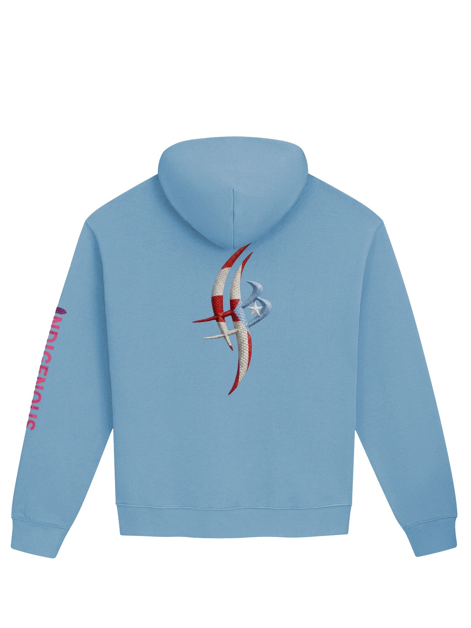 BEAM BORIQUA BABY BLUE HOODIE product image (2)