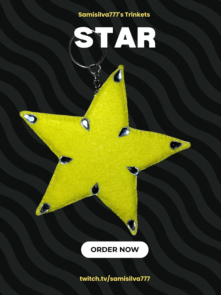 Star 2D Keychain product image (1)